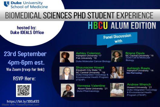 Biomedical Sciences PhD Student Experience - HBCU Alum Edition